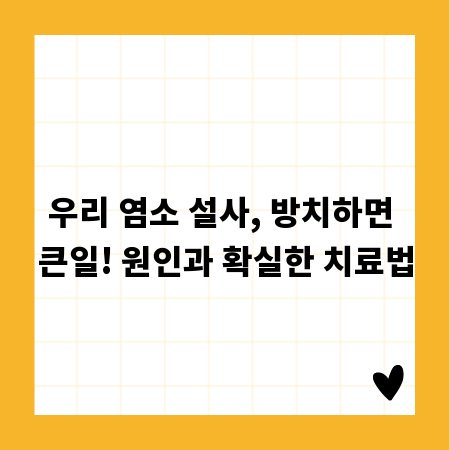 우리 염소 설사, 방치하면 큰일! 원인과 확실한 치료법